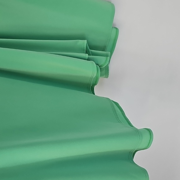 WHBM Lush Jade Rusched Front & Back Flowy Whimsy Flutter Dainty Dress Sz:Large - Picture 9 of 16